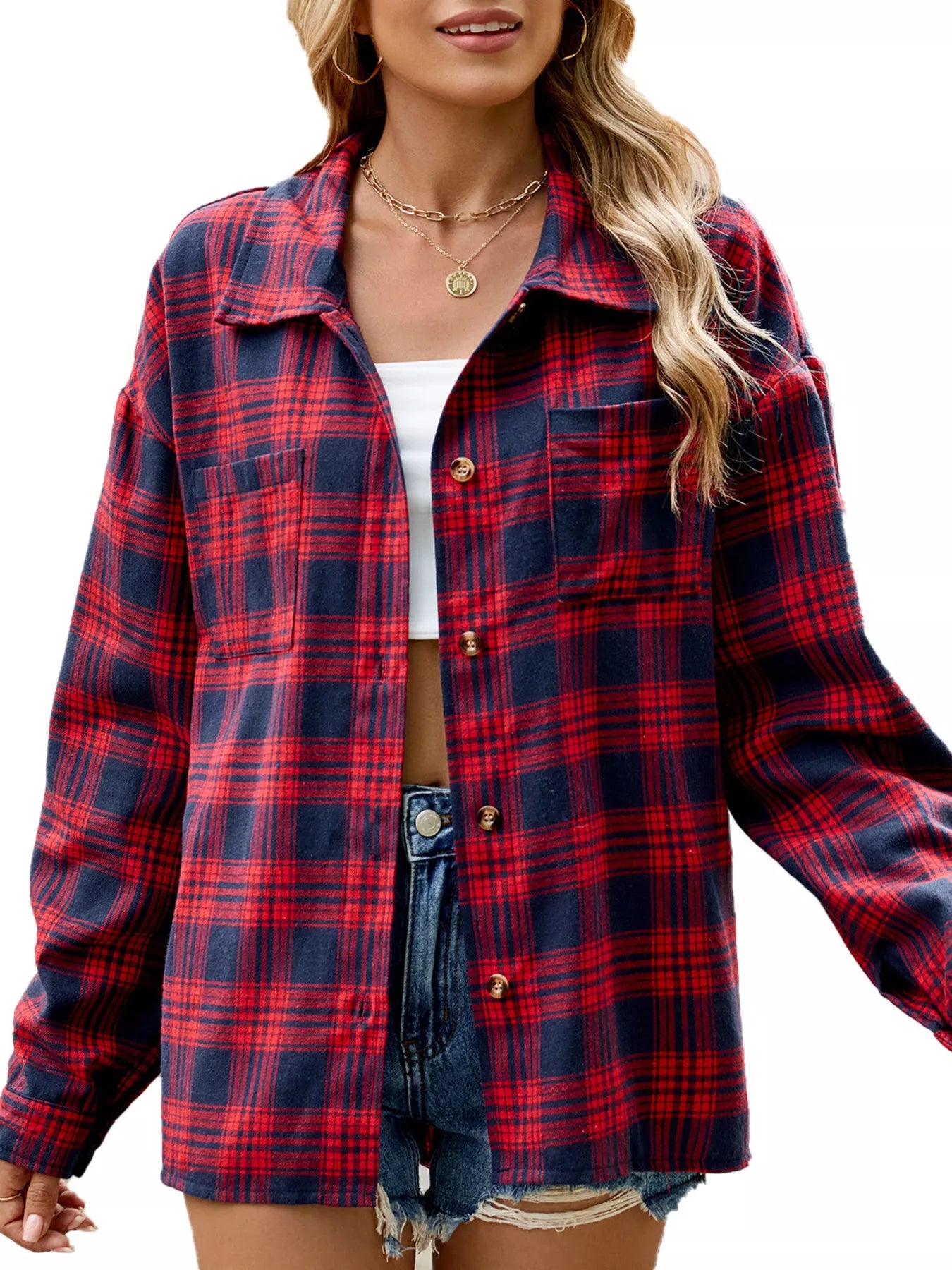 Plaid Button Up Shirt