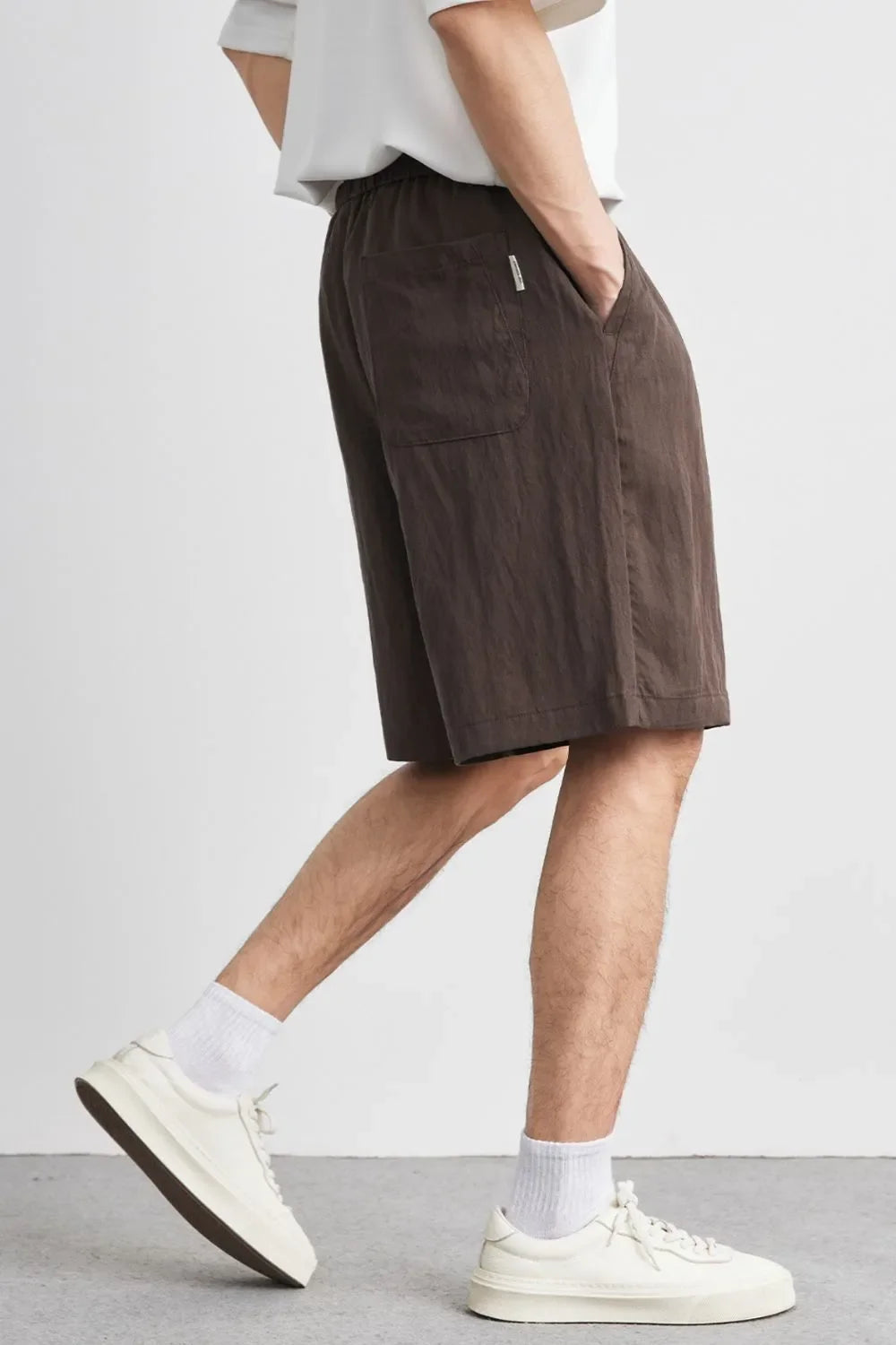 Men's Full Size Relaxed Drawstring Shorts Plus Size