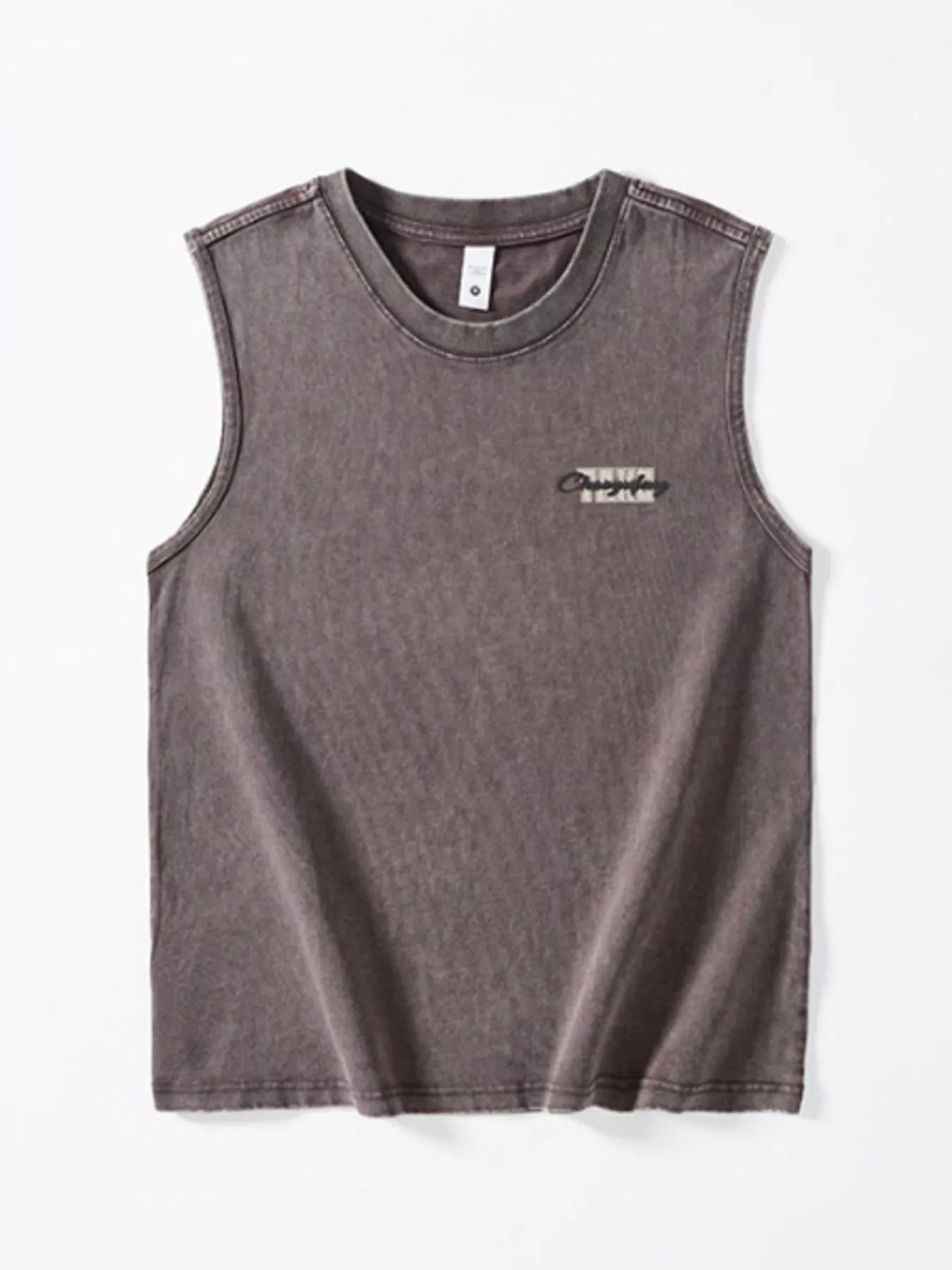 Men's Plus Size Round Neck Tank