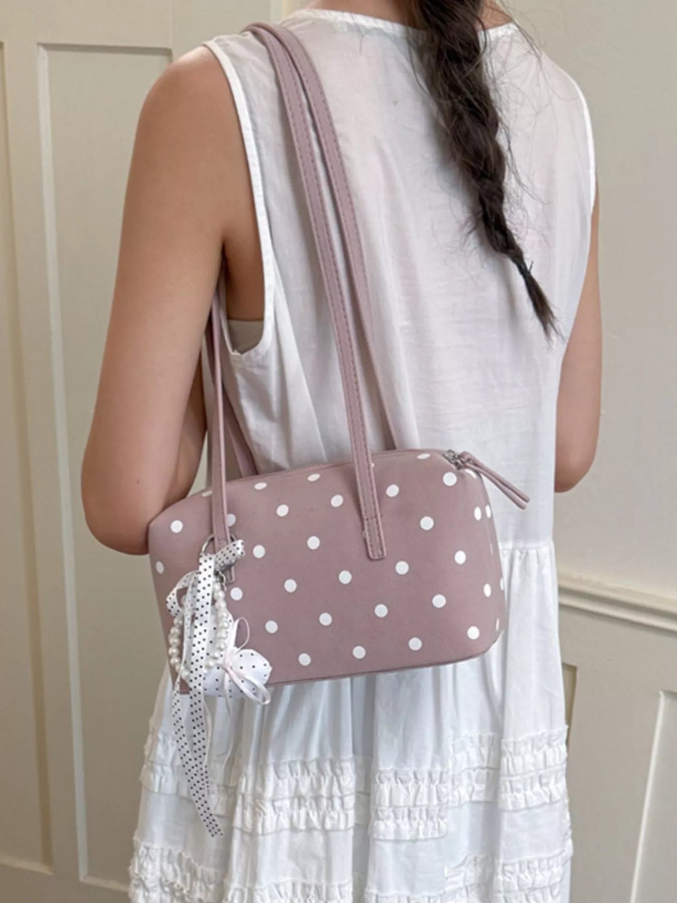Polka Dot Shoulder Bag