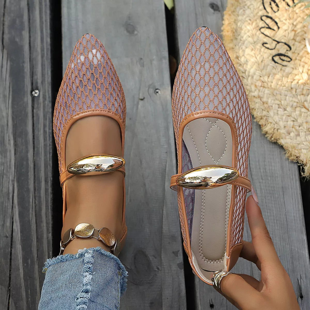 Point Toe Slip-Ons