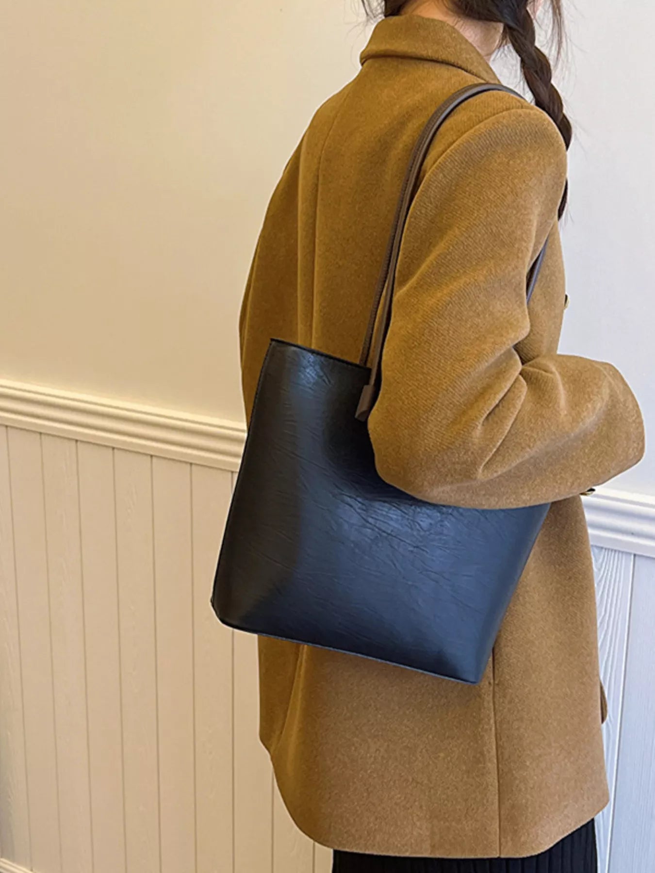 PU Leather Tote Bag