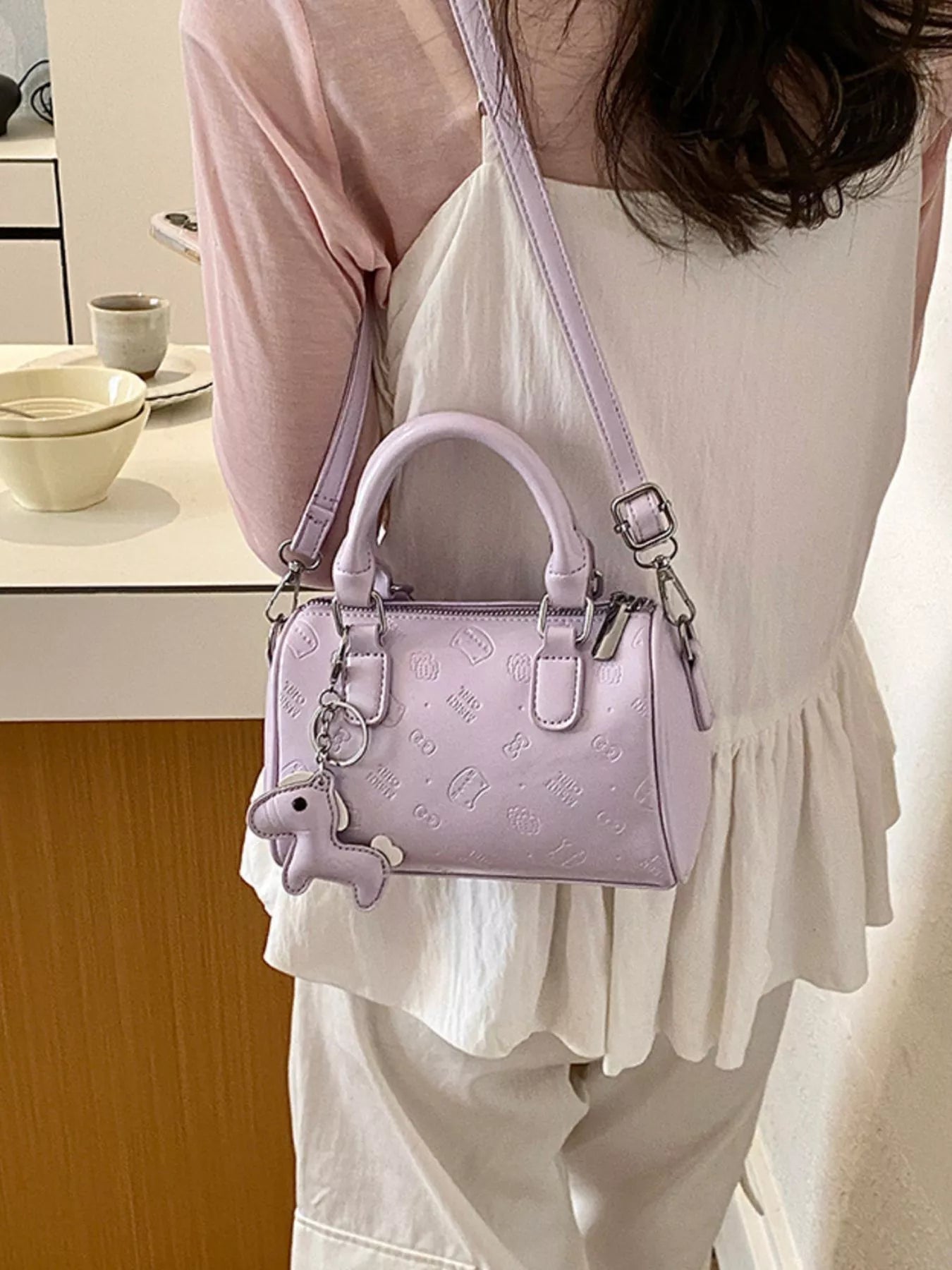 Top Handle Crossbody Bag
