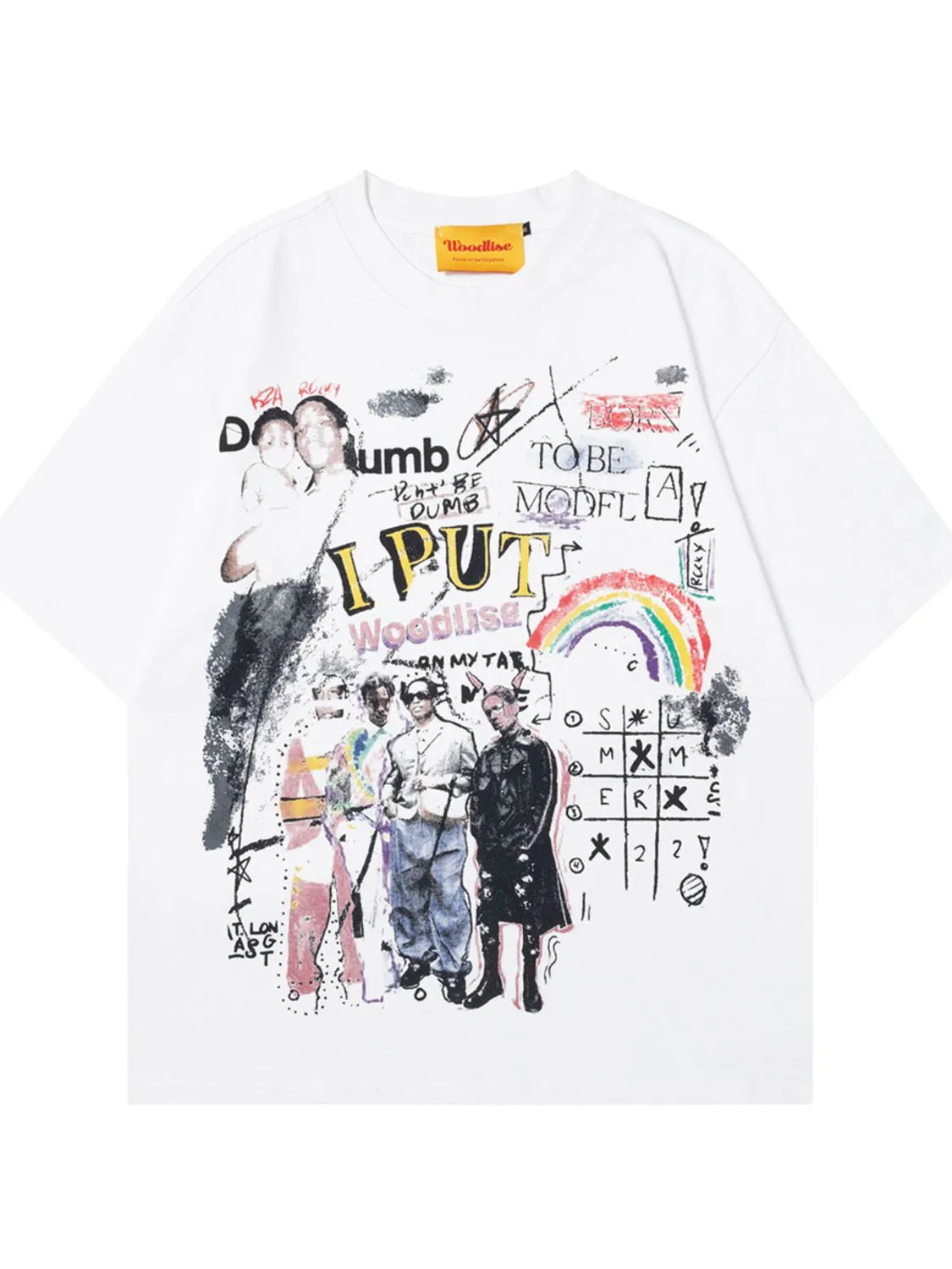 Men's Graphic Round Neck Oversized T-Shirt