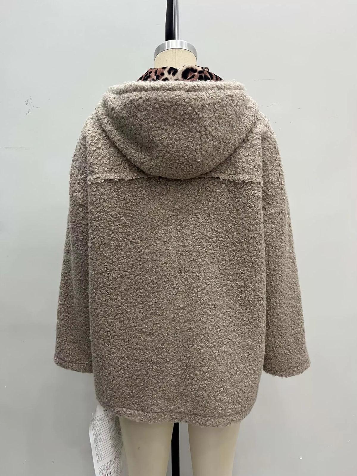 Fleece Zip Up Hooded Outerwear