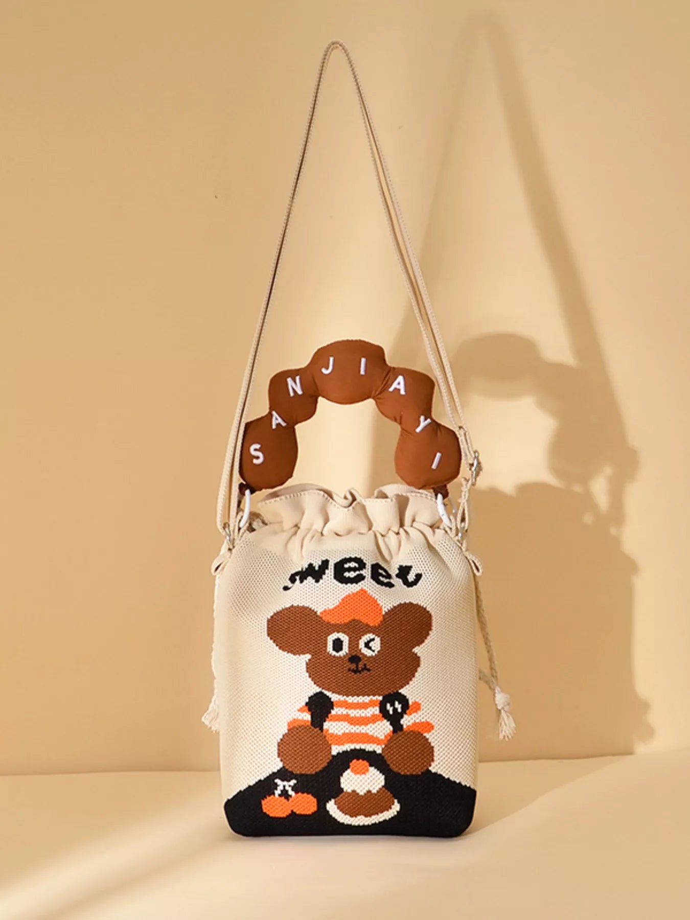 Drawstring Bucket Bag