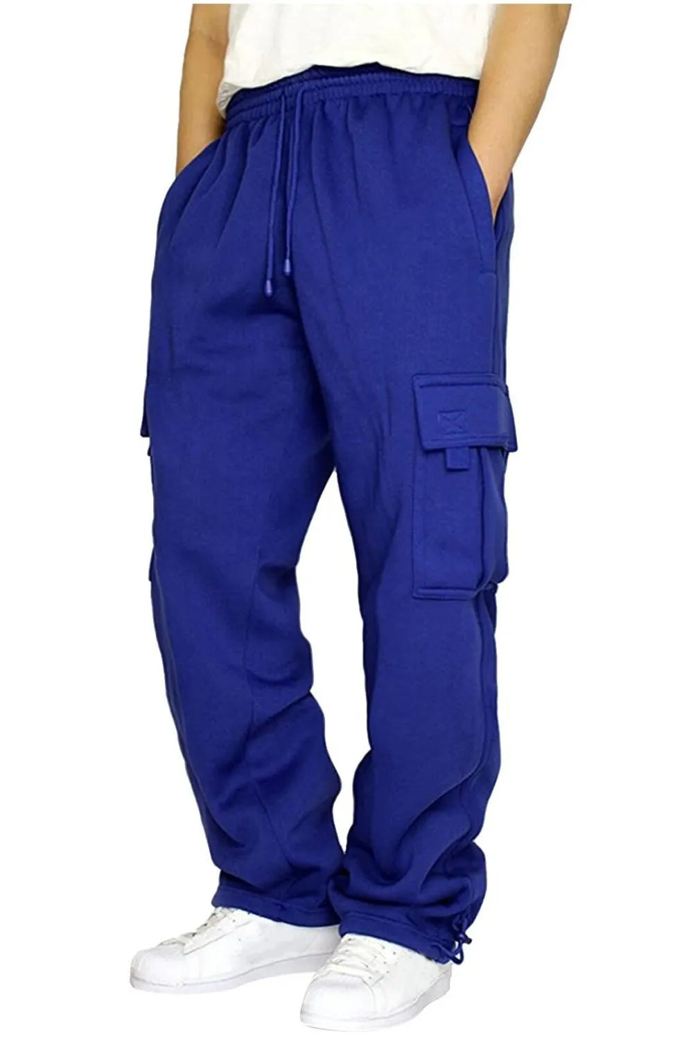 Men's Full Size Drawstring Pants Plus Size