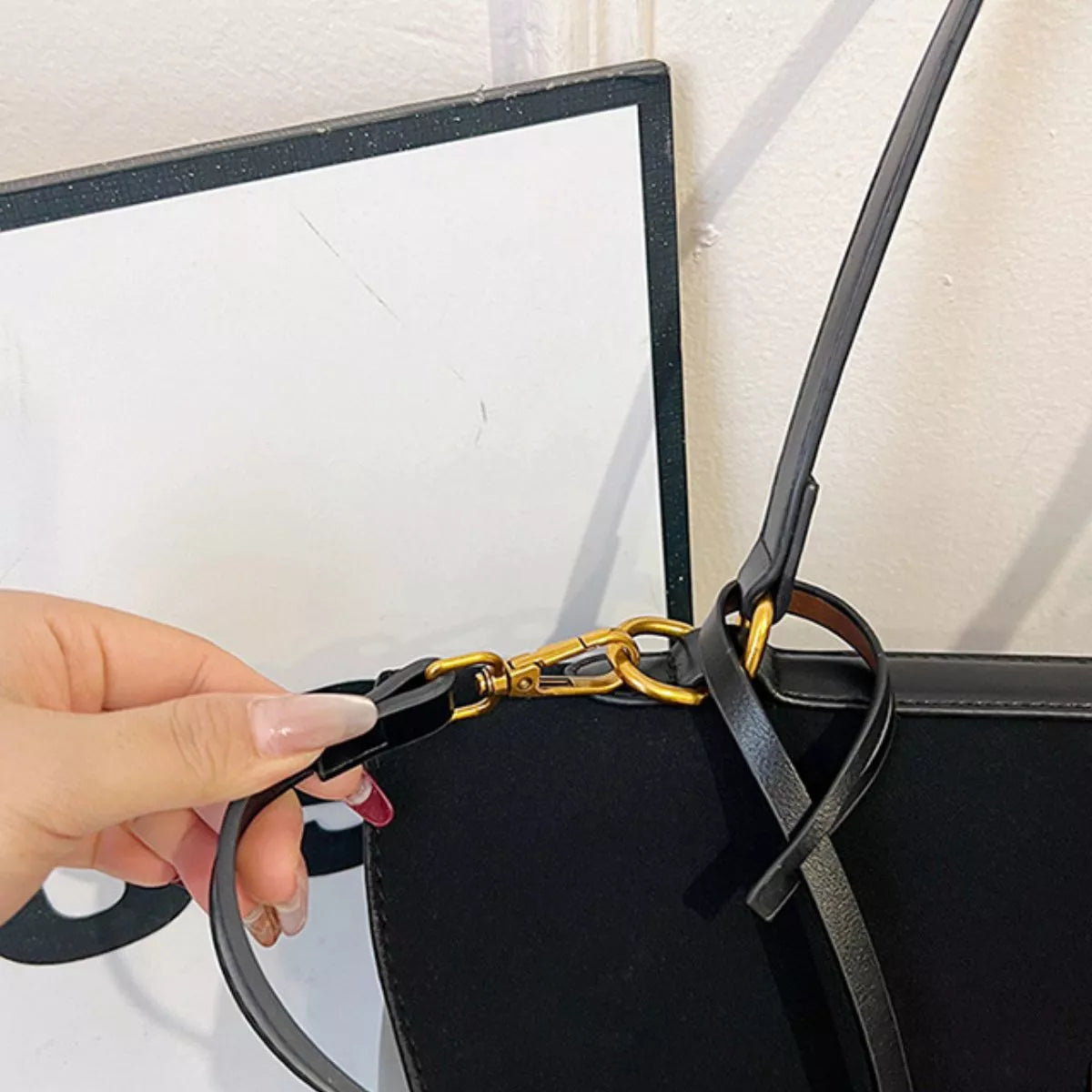 PU Leather Shoulder Bag
