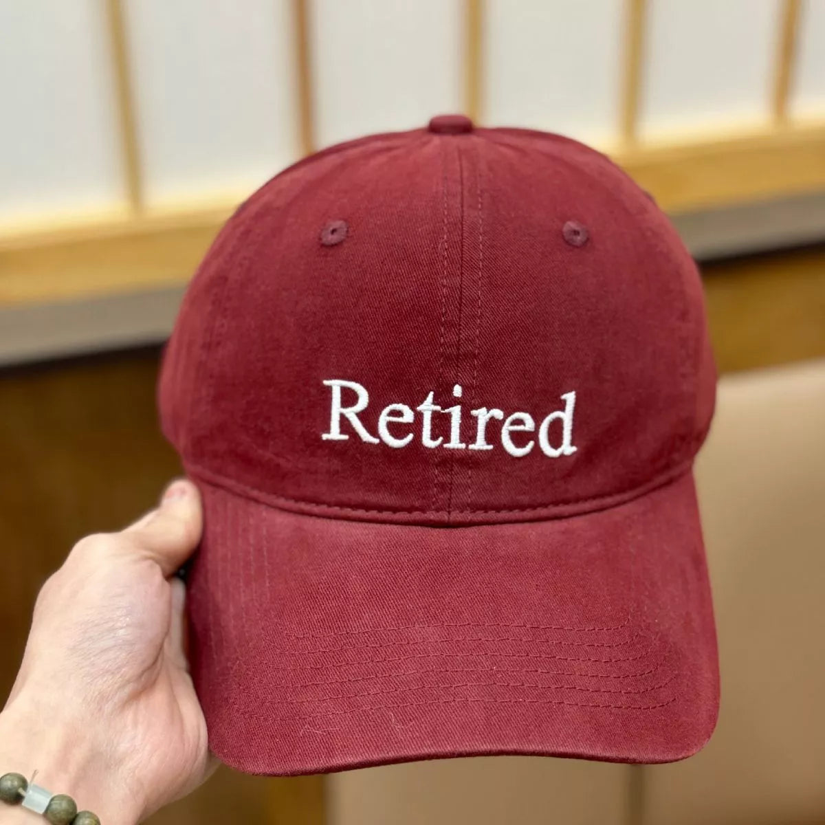 Retired Embroidered Baseball Cap