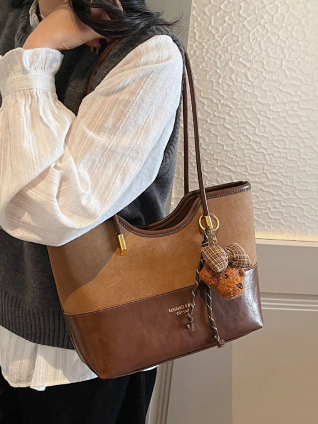 PU Leather Shoulder Bag