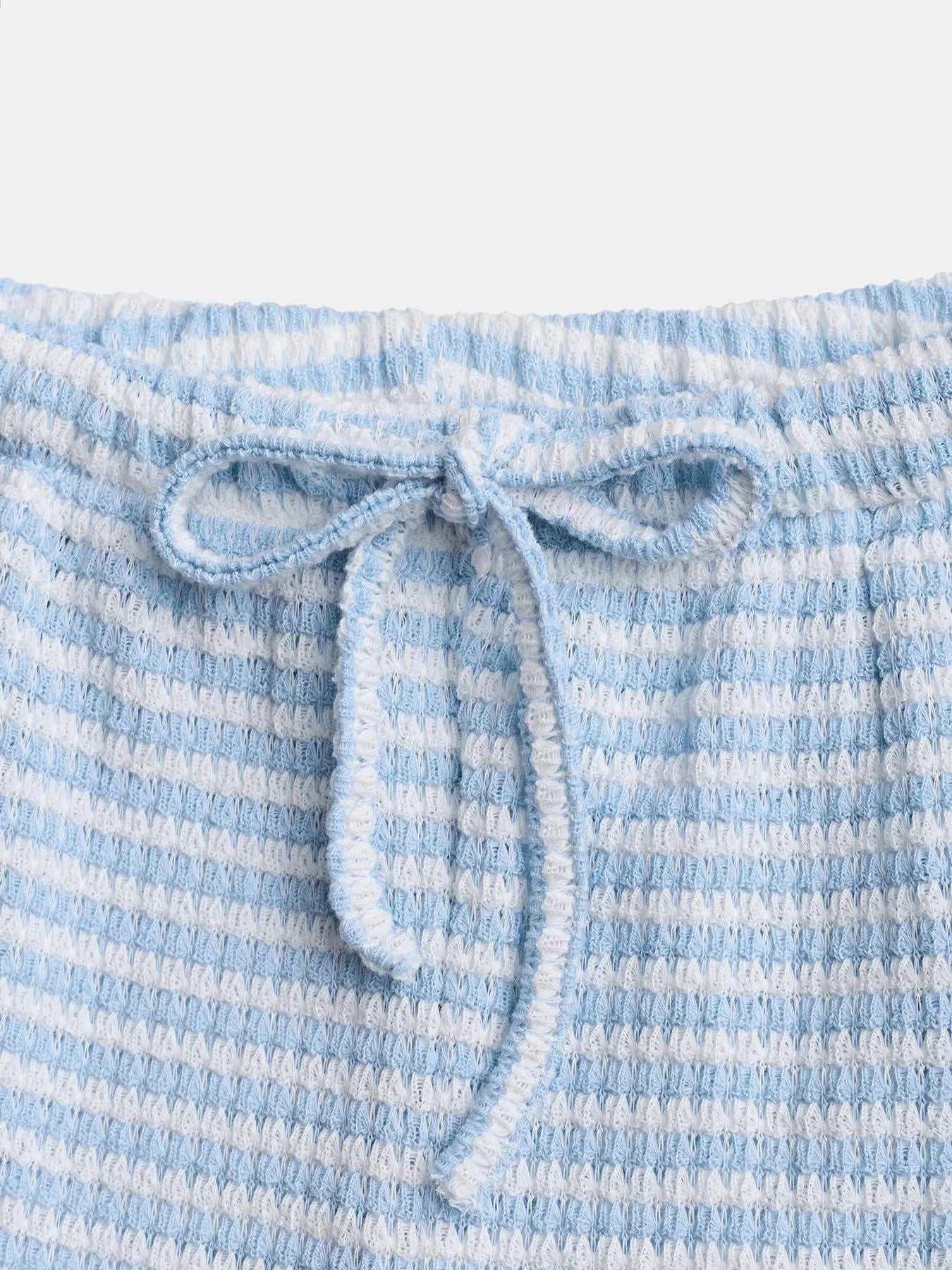 Drawstring Wide Leg Pants