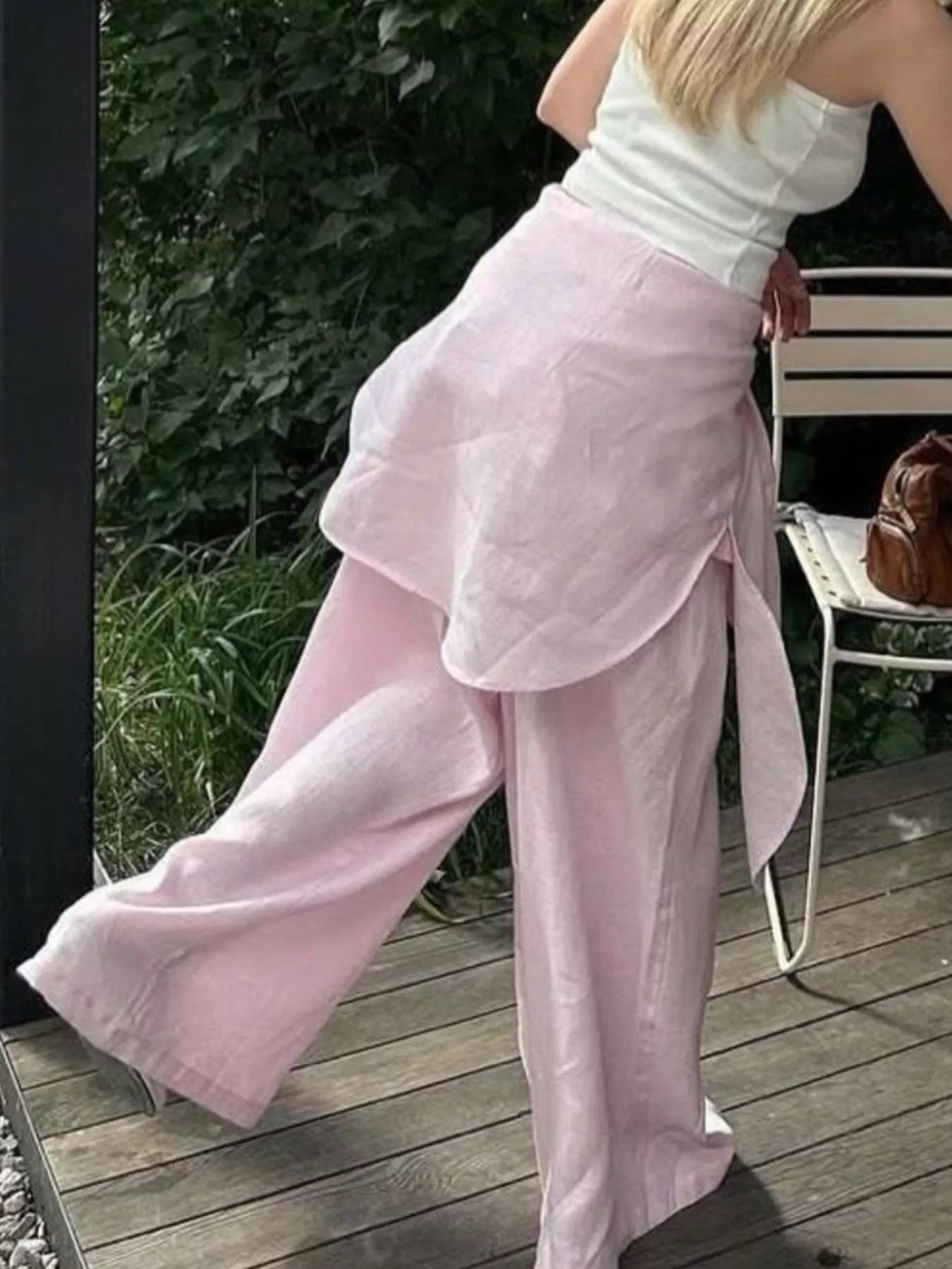Button Up Shirt and Drawstring Pants Set