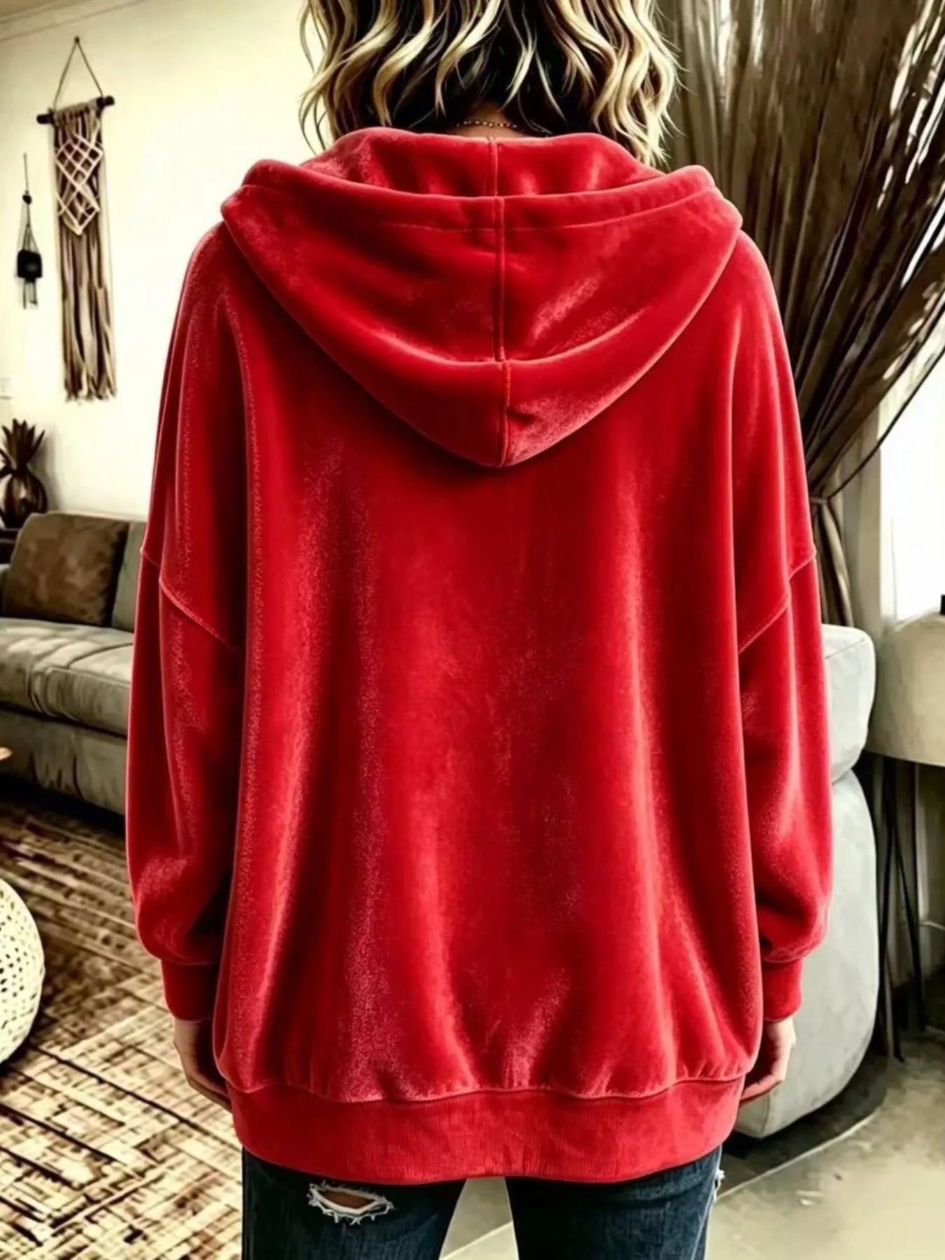 Full Size Casual Button-Down Hooded Outerwear Plus Size