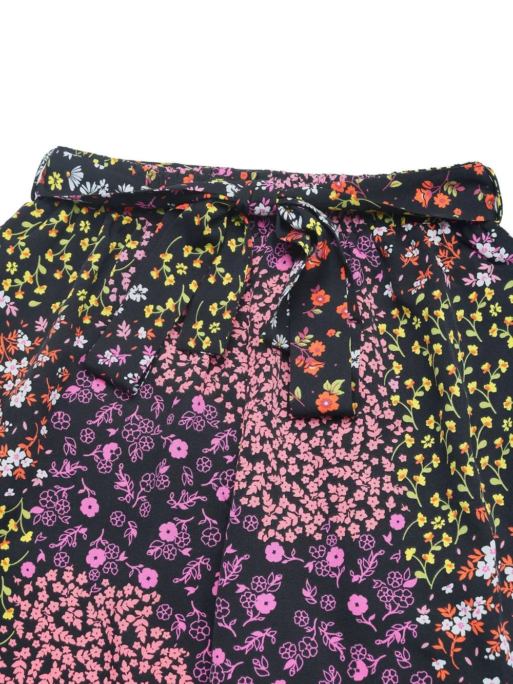 Floral High Rise Wide Leg Pants