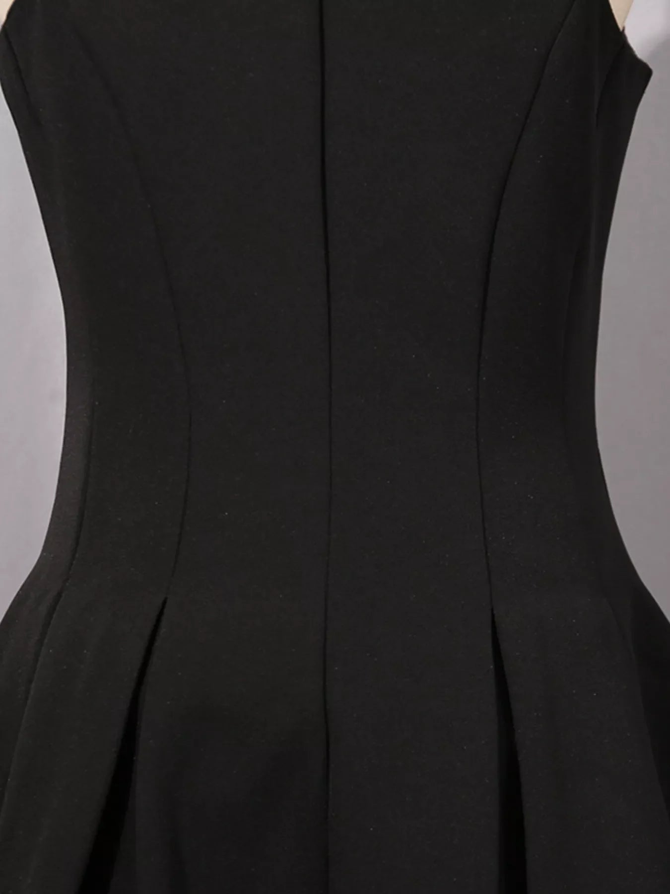 Zip Up Sleeveless Mini Dress