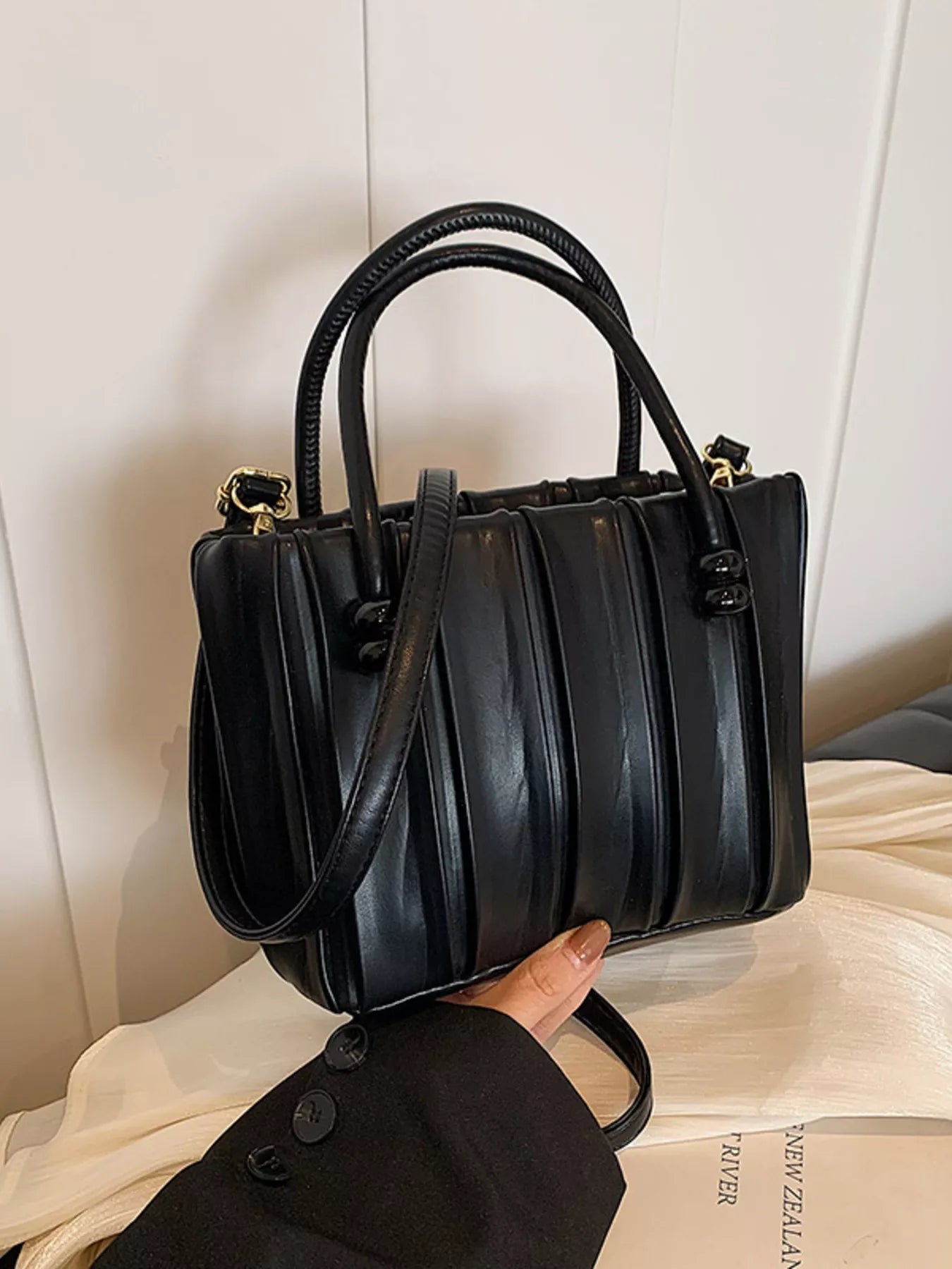 Top-Handle Crossbody Bag