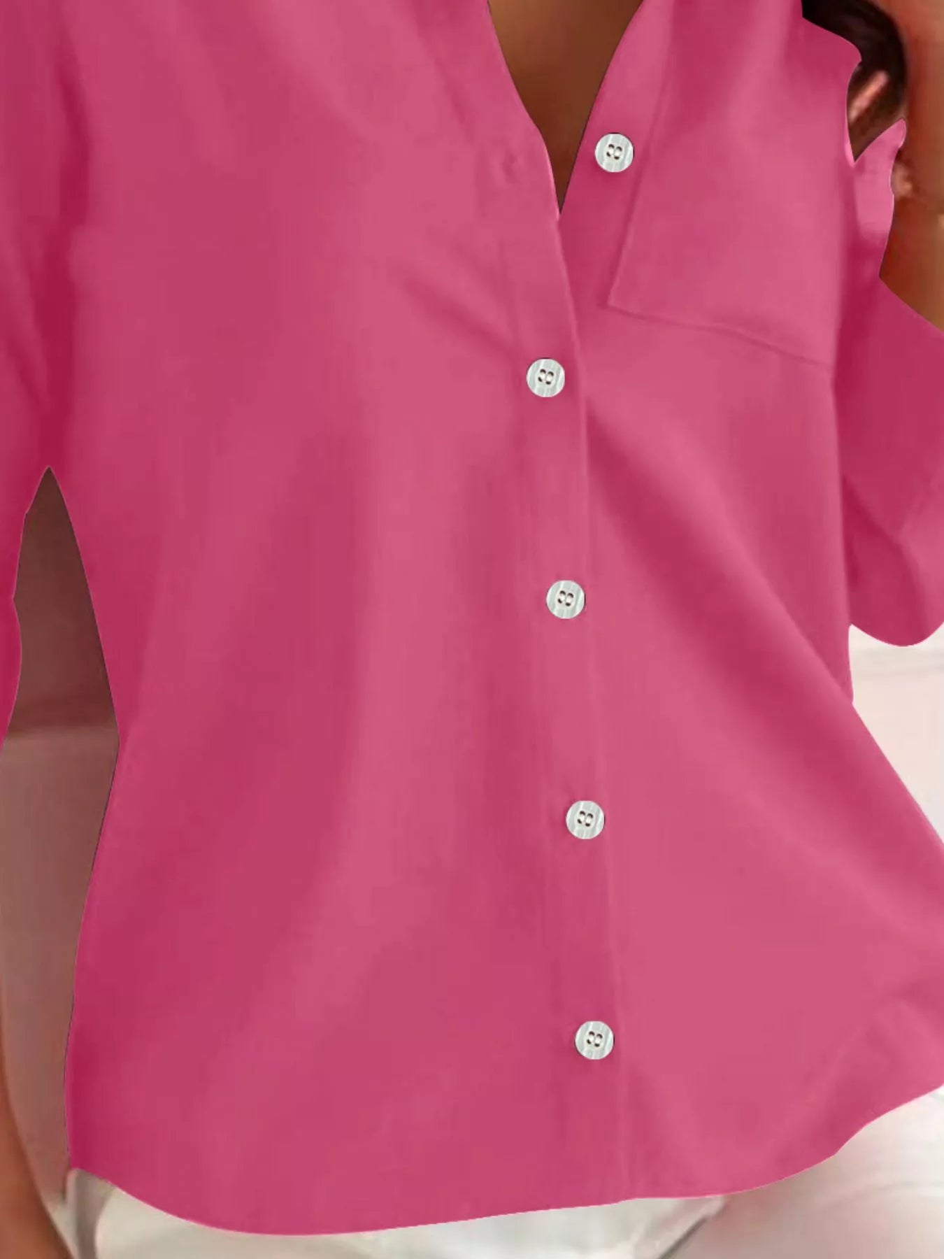 Button-Down Roll-Up Sleeve Shirt