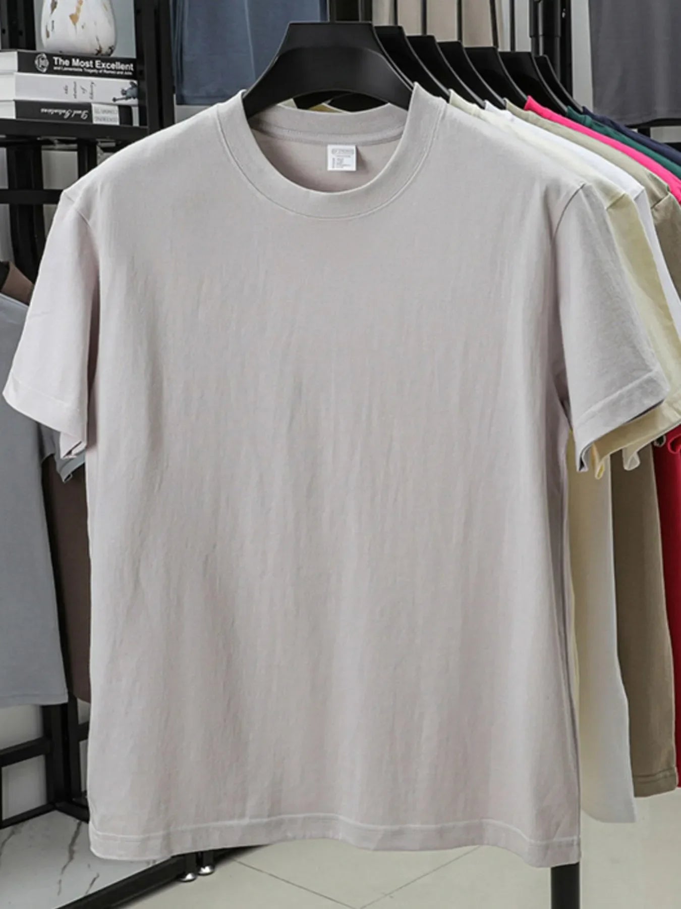 Men's Full Size Round Neck Short Sleeve T-Shirt Plus Size