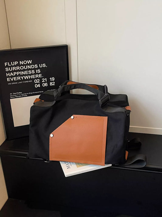 Contrast Color Crossbody Bag