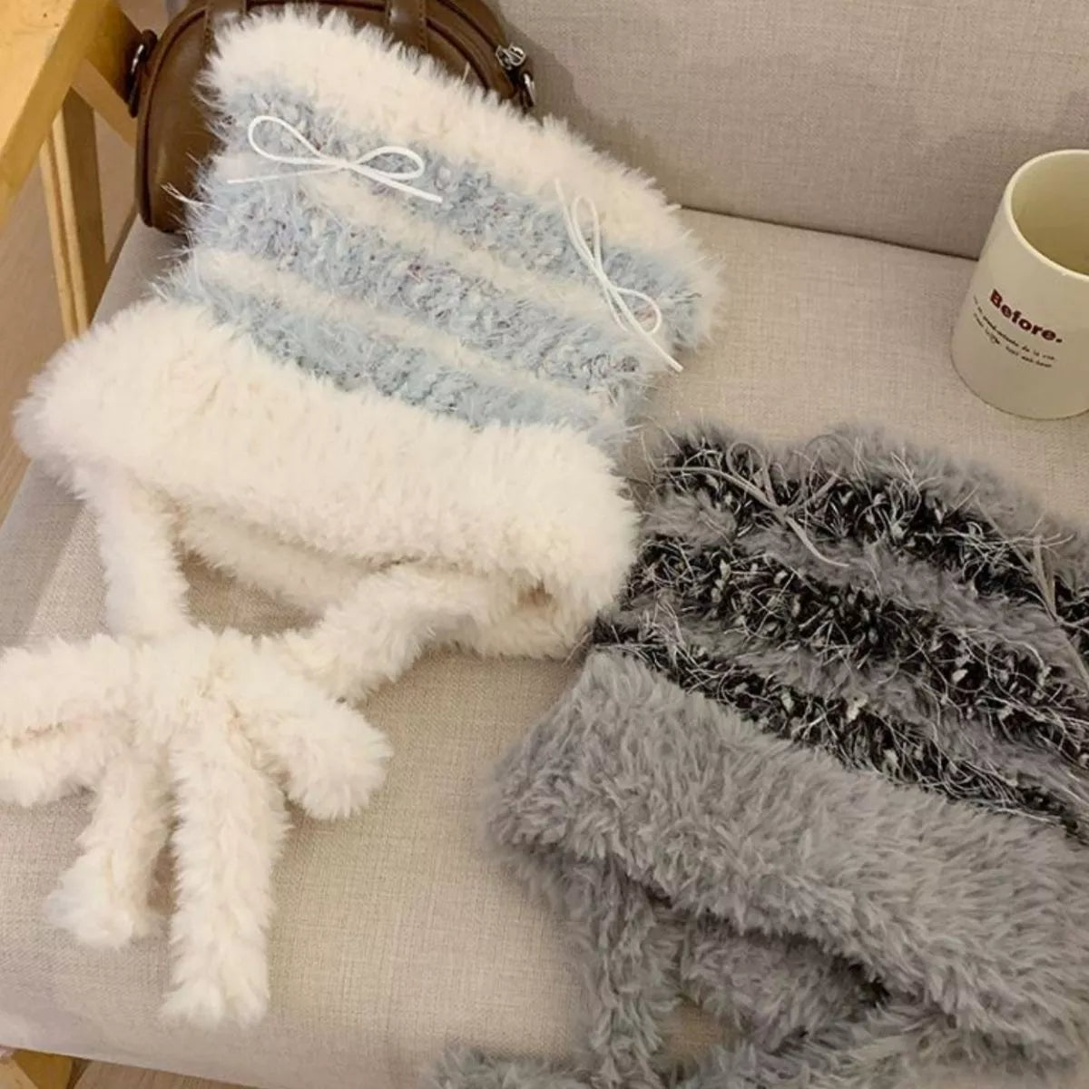 Cute Cat Ear Fluffy Winter Hat