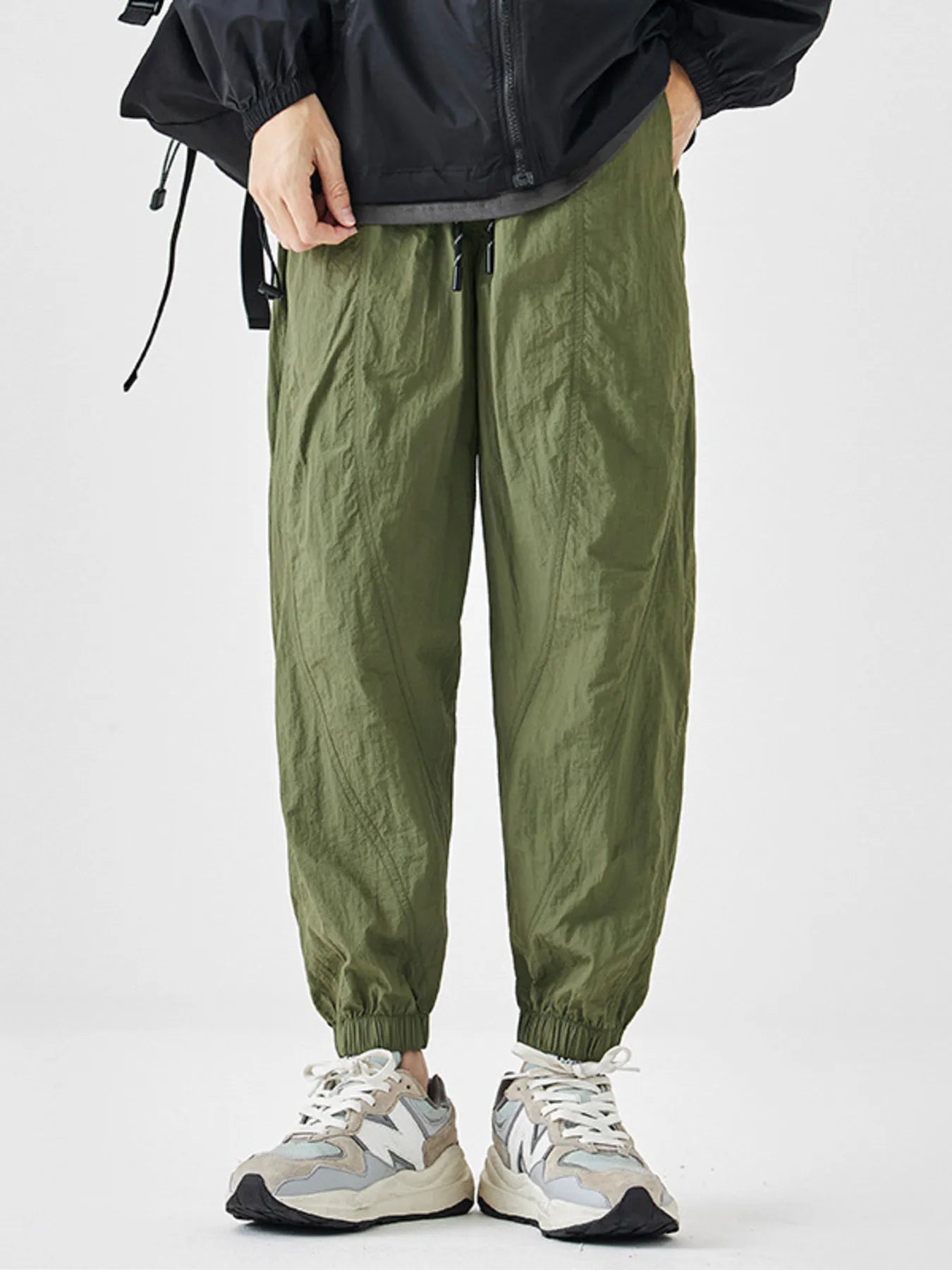Men's Plus Size Drawstring Loose Fit Joggers