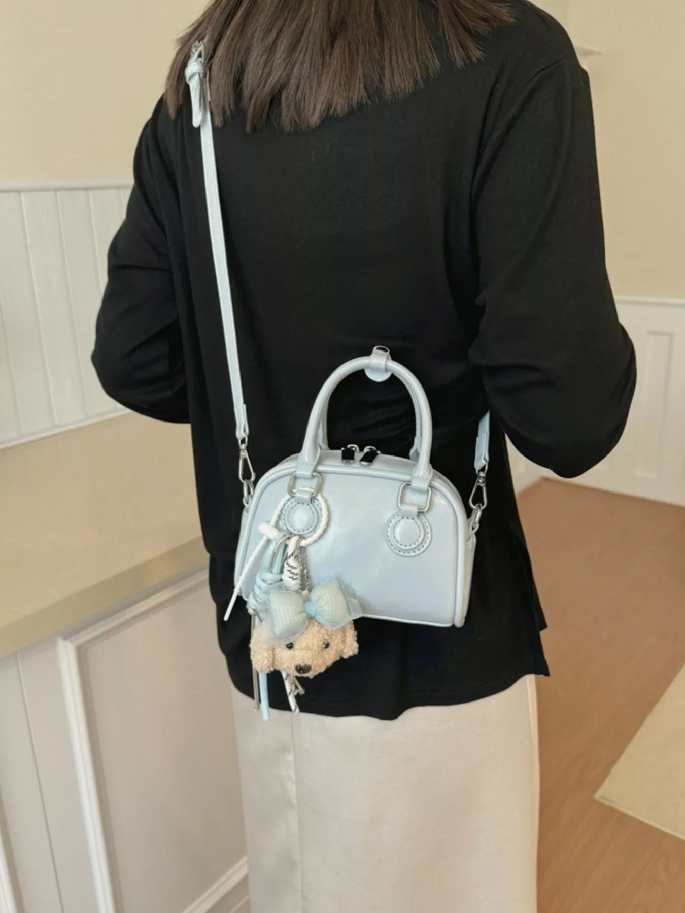 PU Leather Mini Crossbody Bag