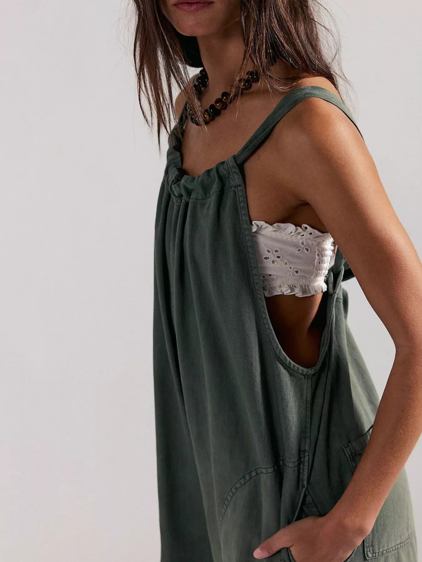 Sleeveless Wide-Leg Jumpsuit