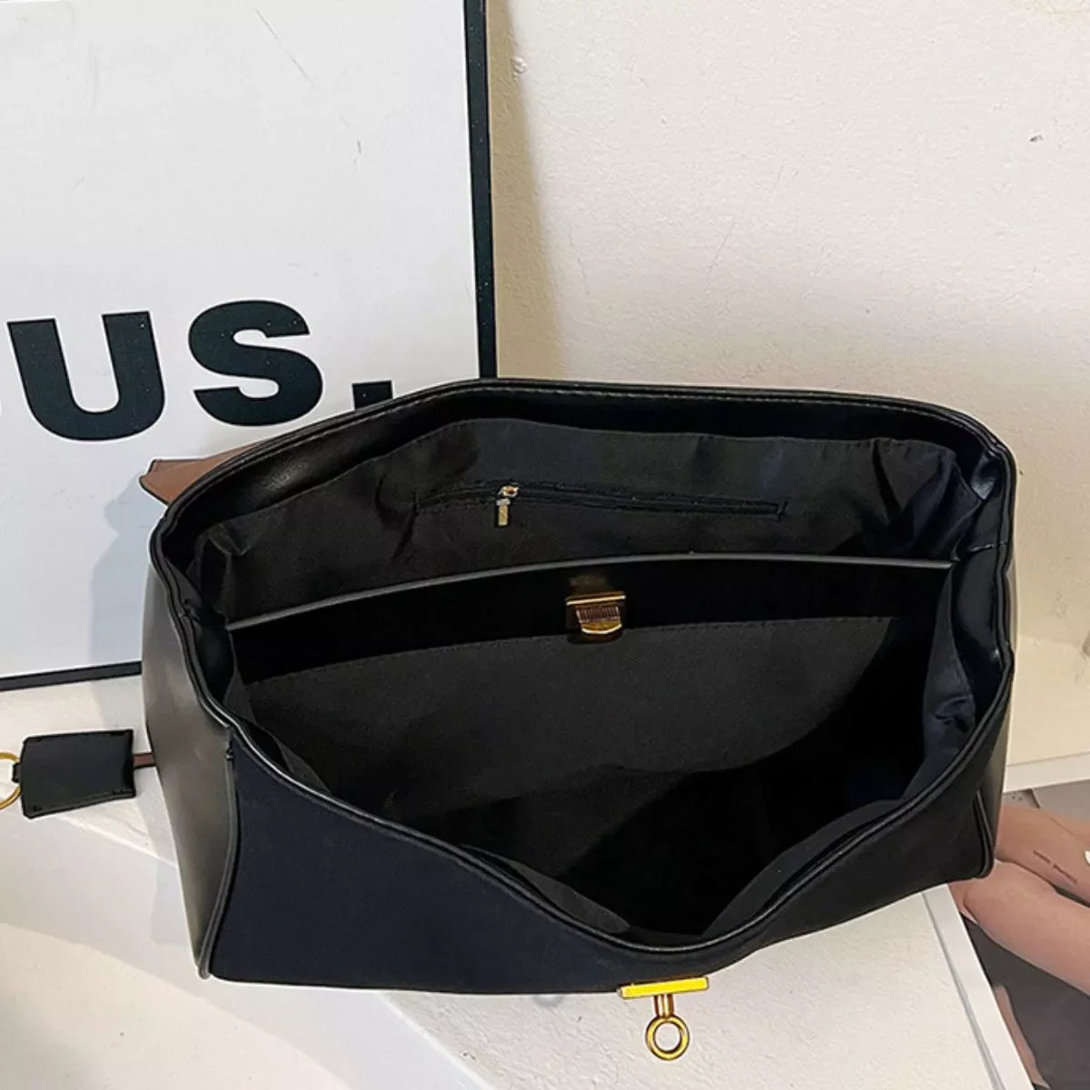 PU Leather Shoulder Bag