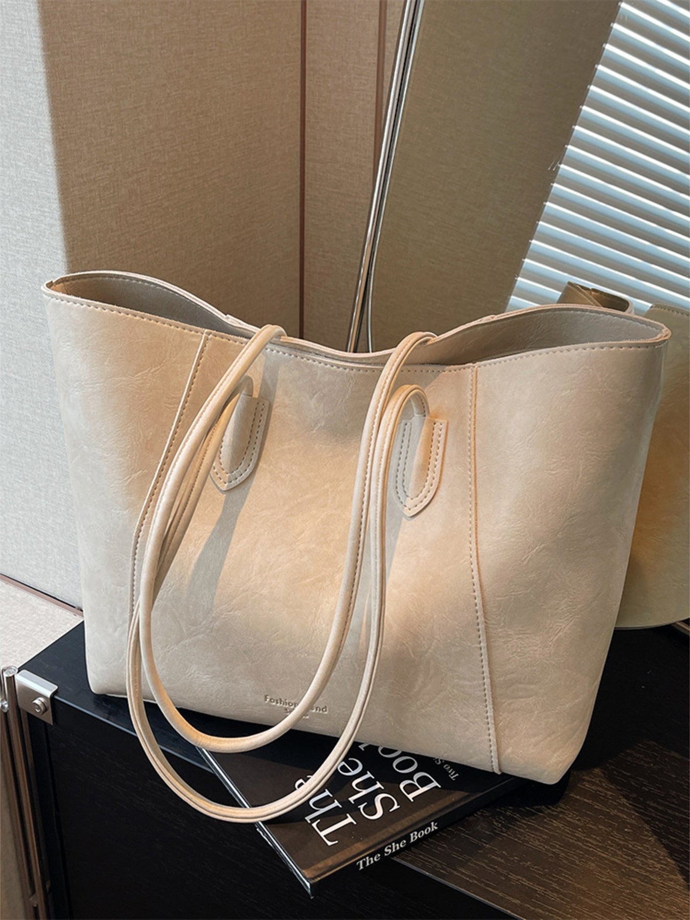 Classic Leather Tote Bag