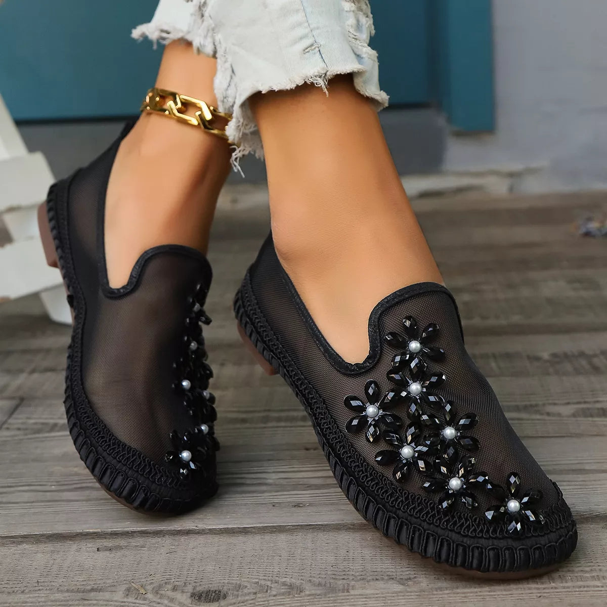 Round Toe Slip-Ons