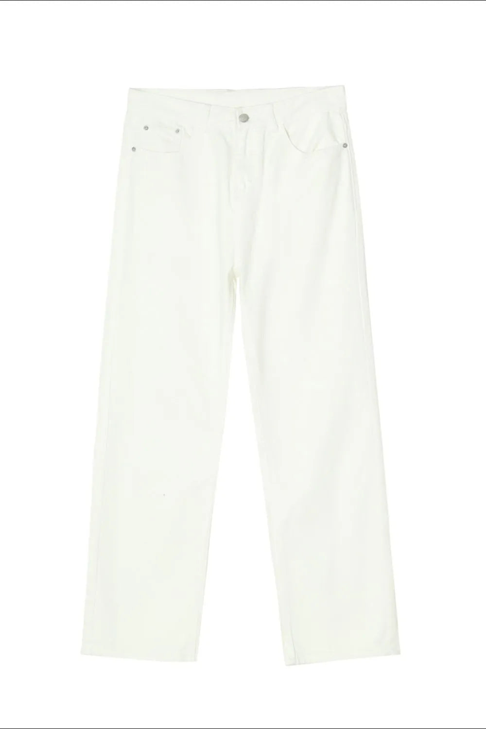 Straight Leg Jeans with Pockets
