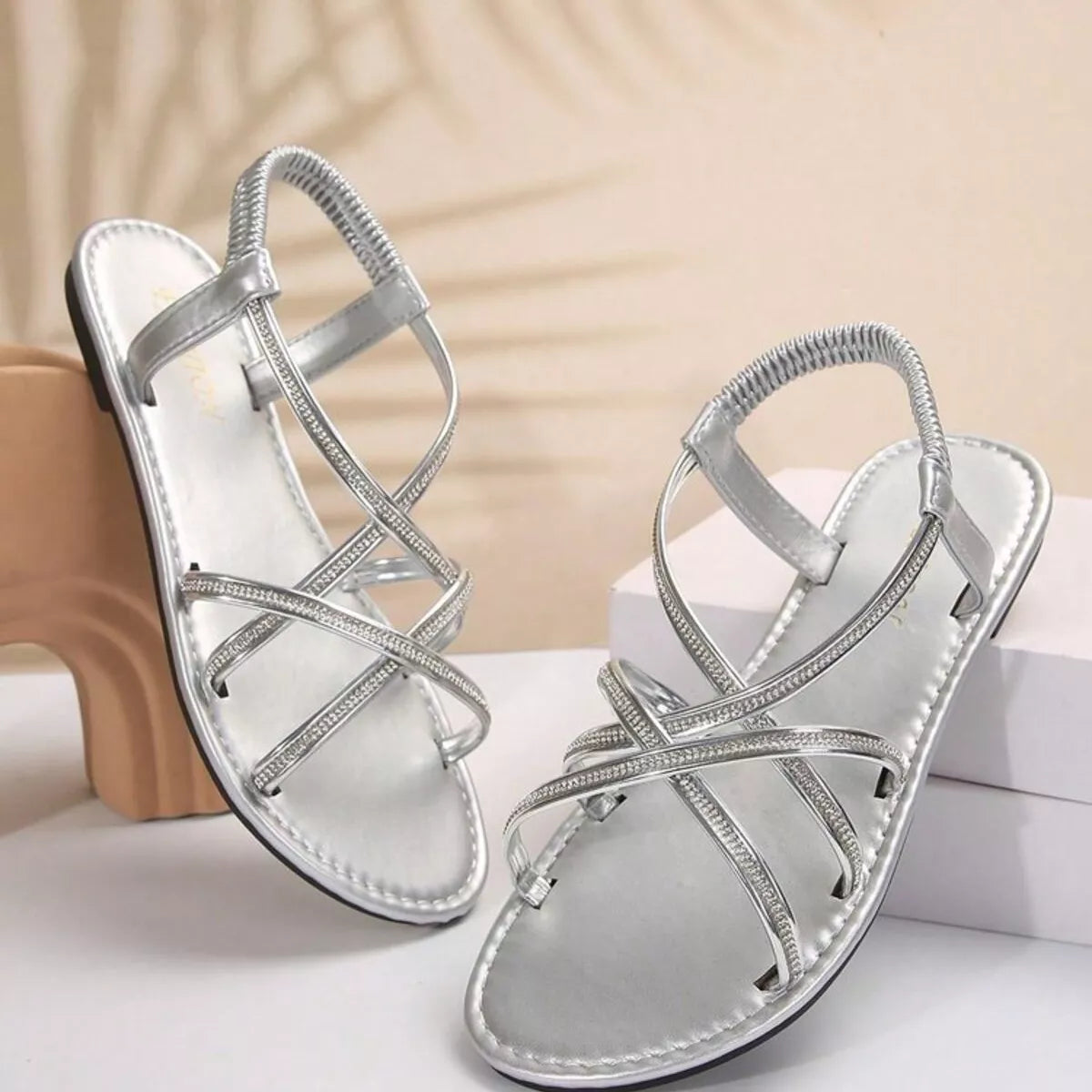 Open Toe Flats Sandals
