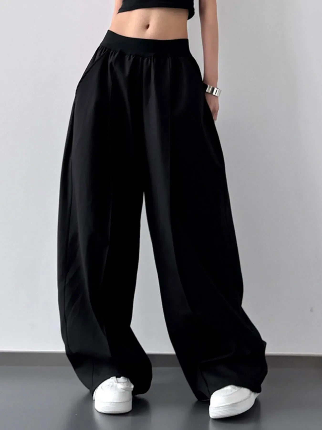 Oversized Wide Leg Casual Pants