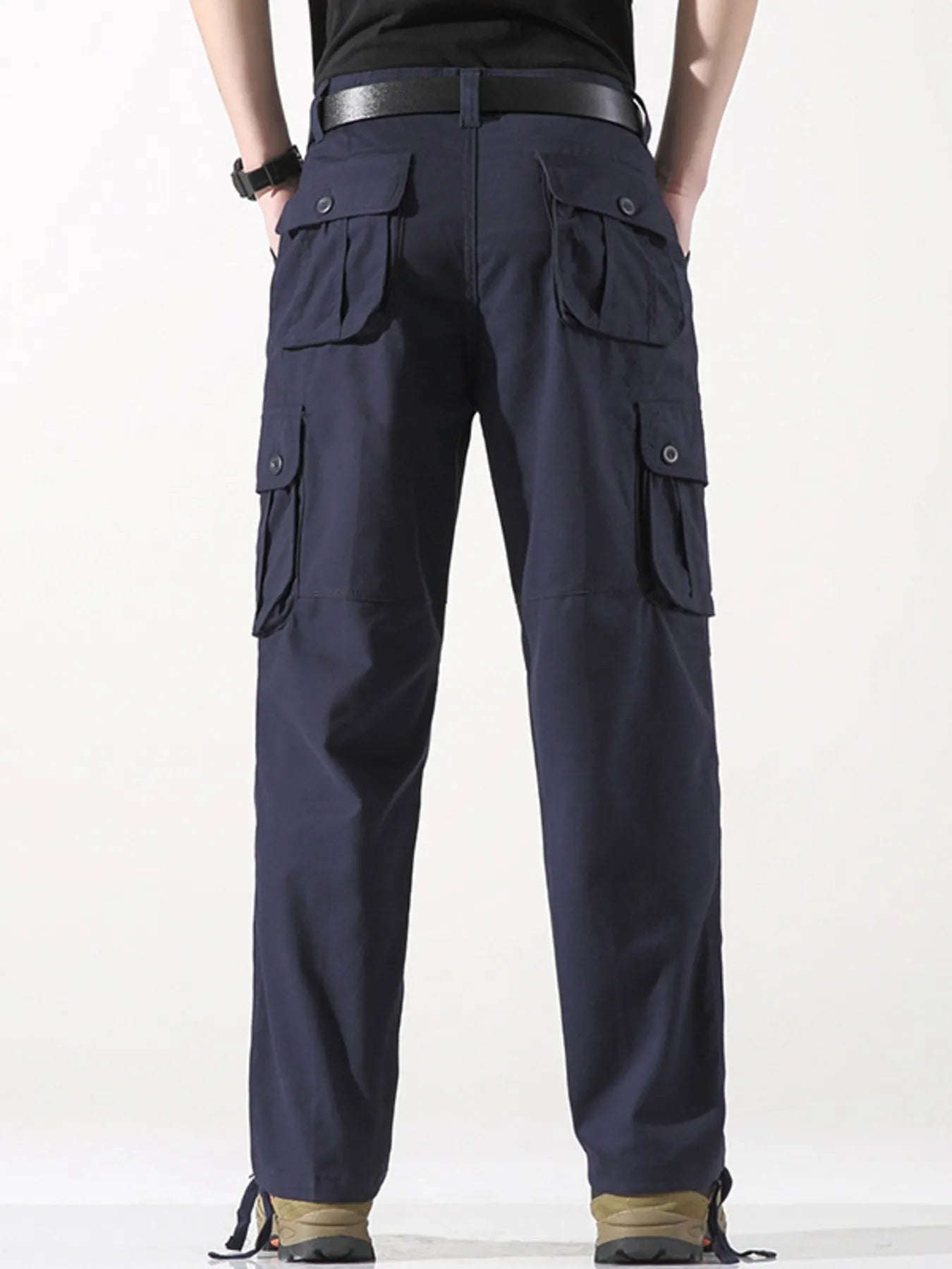Men's Wide Leg Cargo Pants