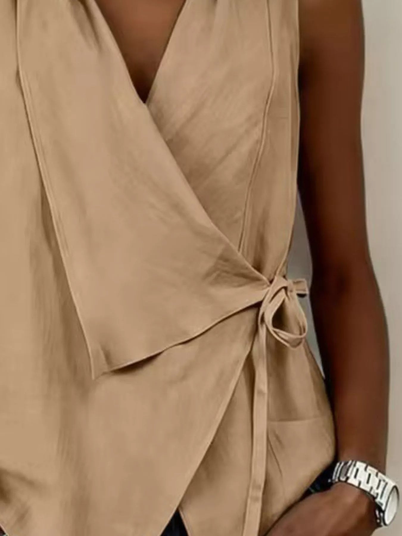 Tie Detail Sleeveless Top