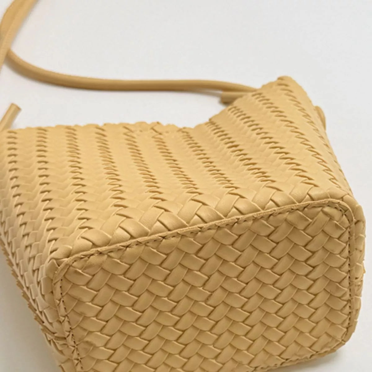 Woven Straw Crossbody Bag
