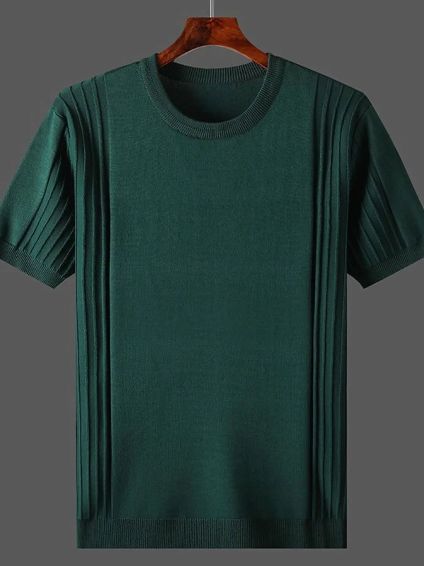 Men's Plus Size Round Neck Short Sleeve T-Shirt