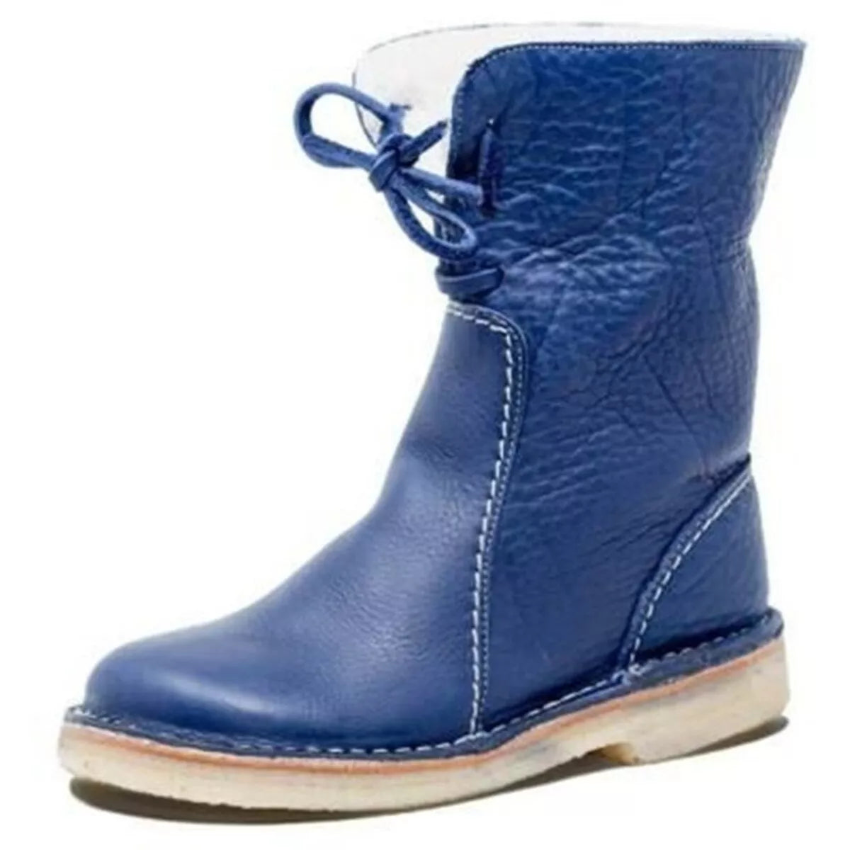 Round Toe Flats Boots