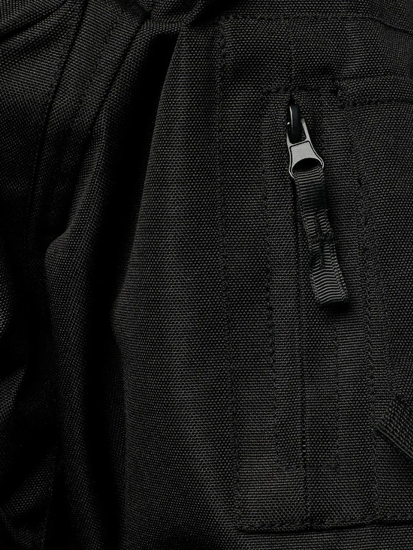 Men's Full Size Multi Buckle Water-Resistant Jacket Plus Size
