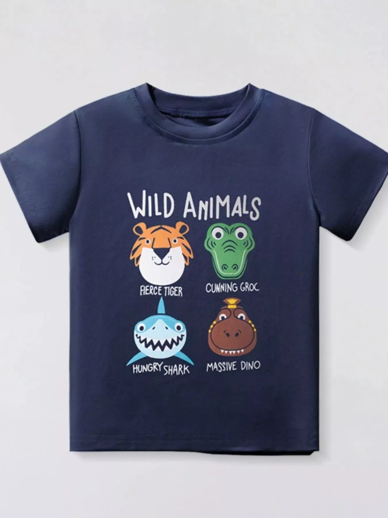 Children's Animal Crew Neck T-Shirt