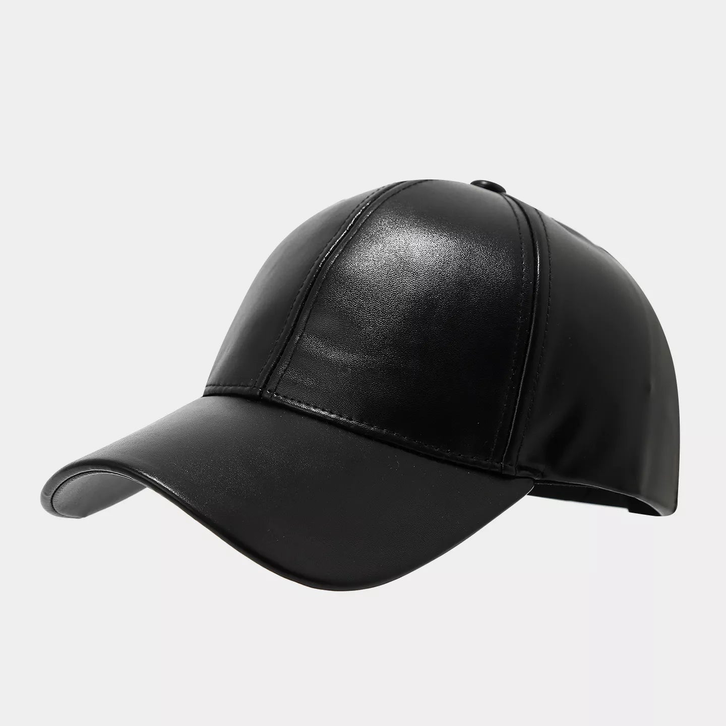 PU Leather Baseball Cap