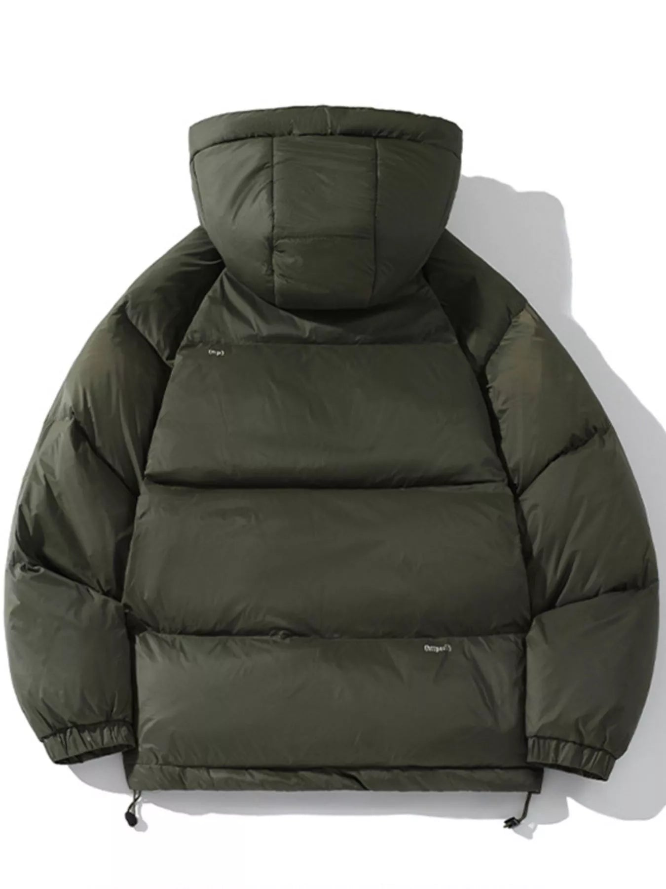 Men's Plus Size Hooded Lightweight Puffer Jacket
