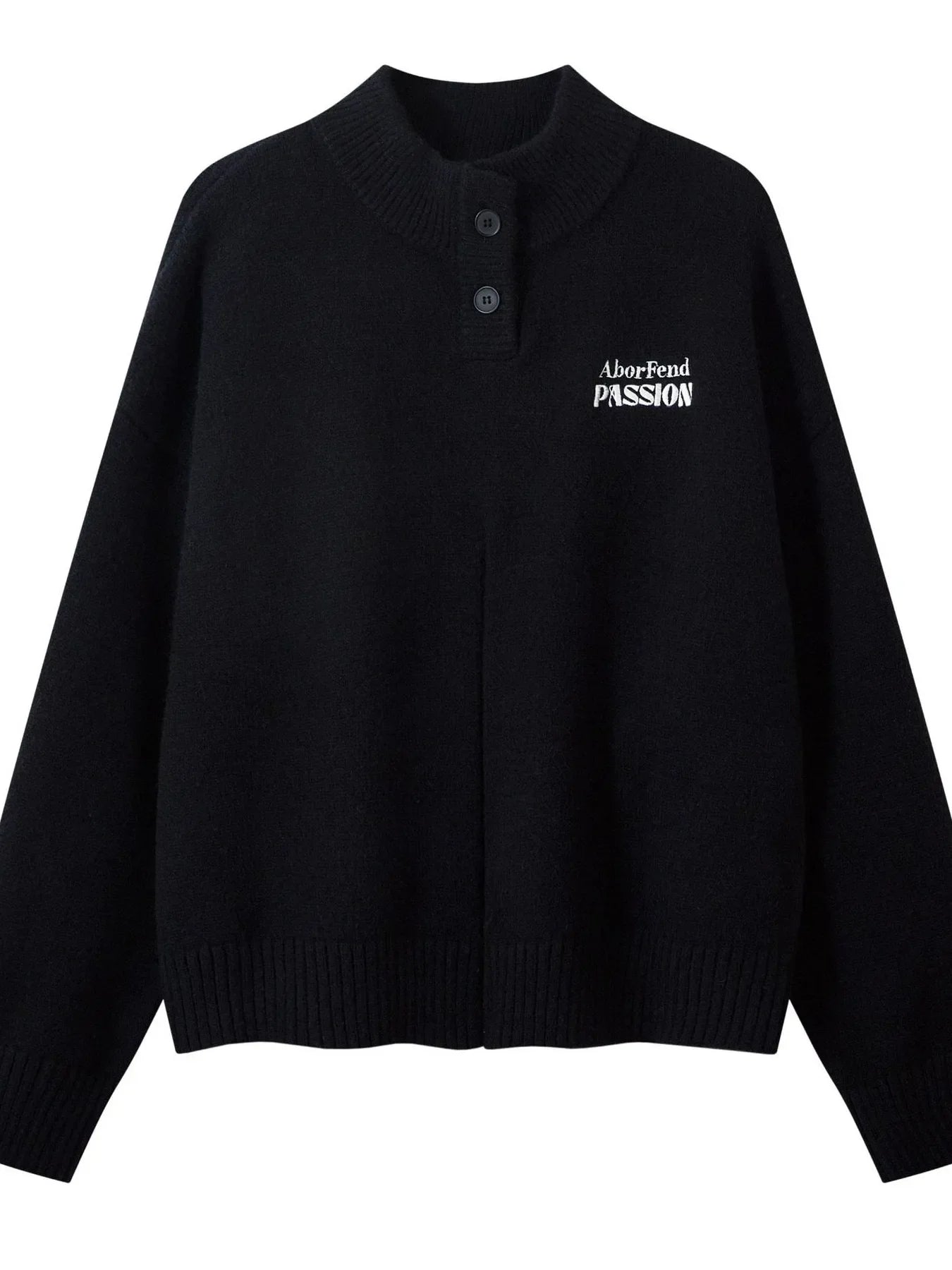 Men's Oversized Quarter-Zip Knit Sweater