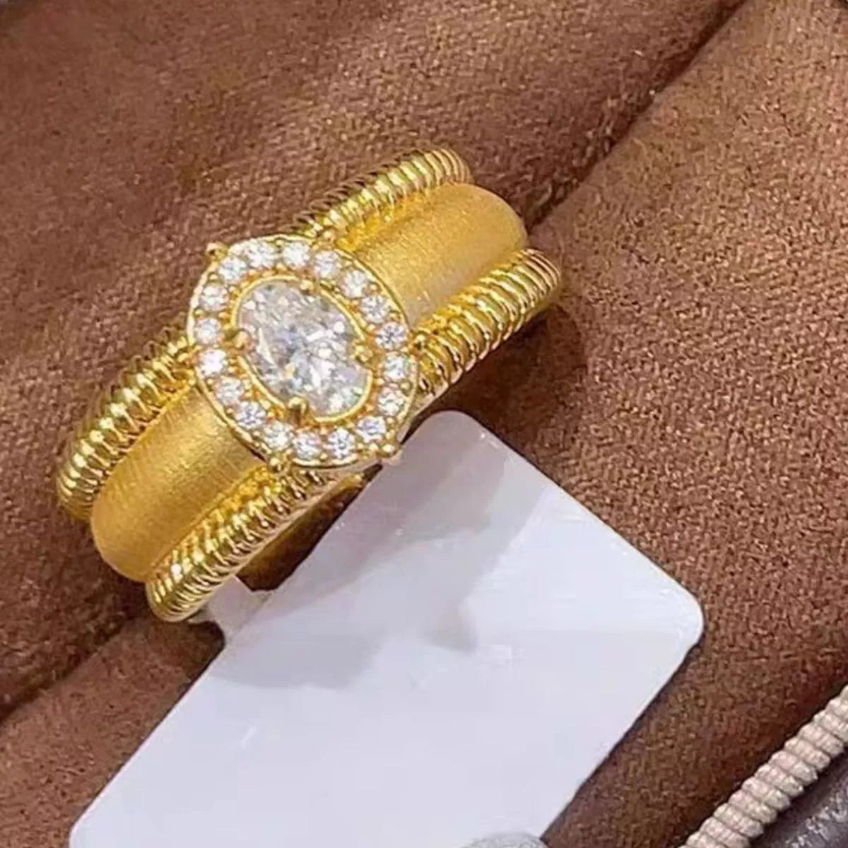18K Gold-Plated 925 Sterling Silver Ring