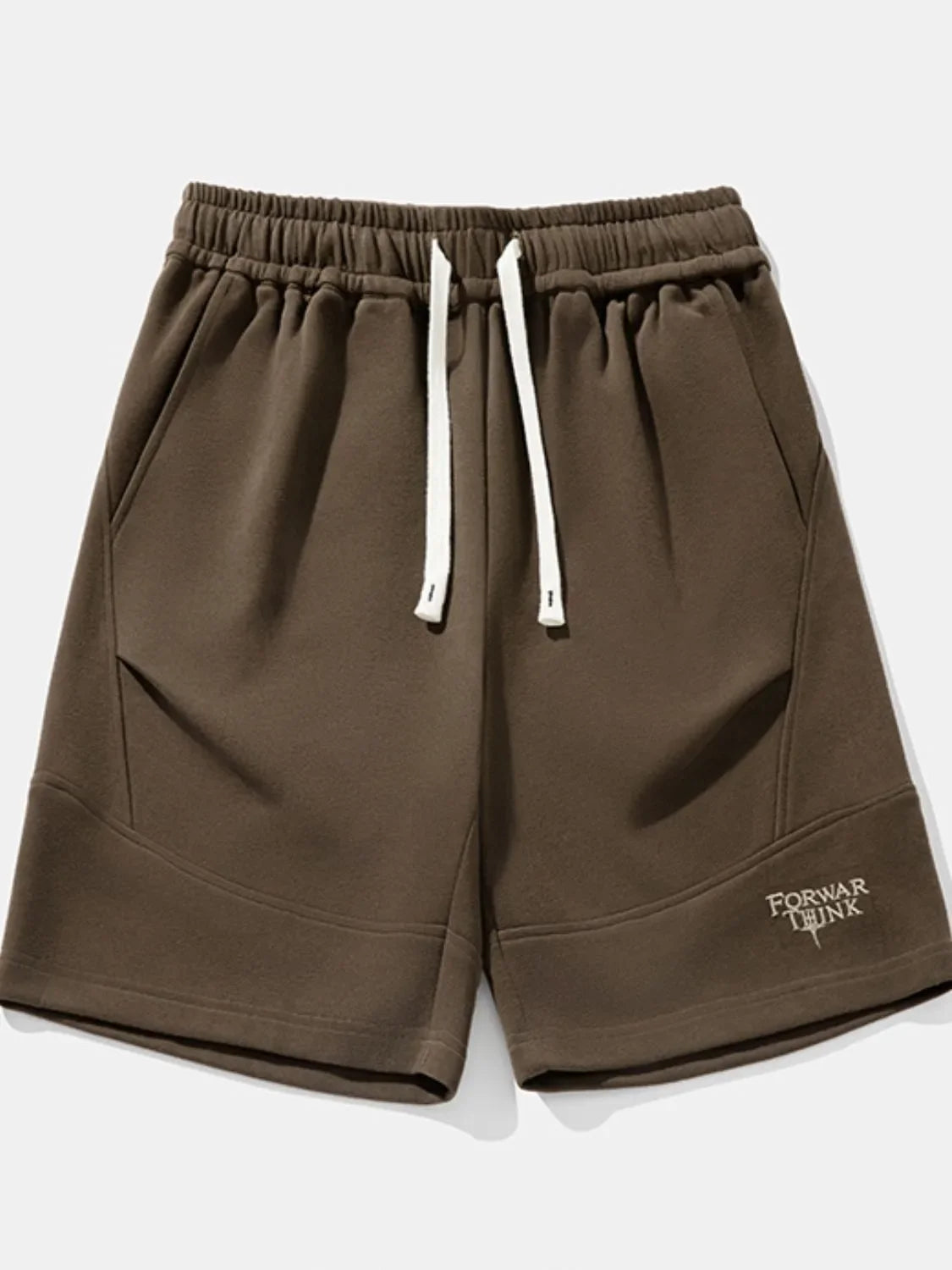 Men's Plus Size Drawstring Shorts with Pockets