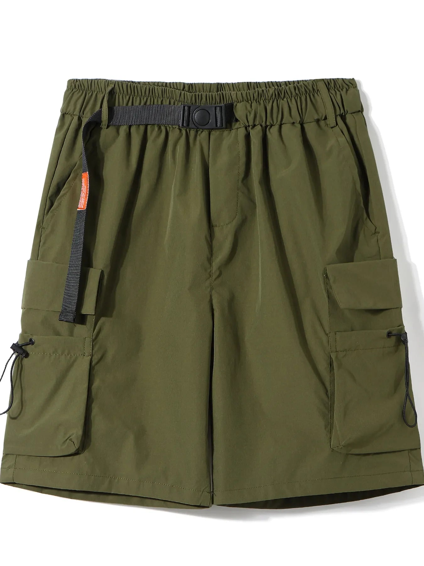 Men 's Full Size Multi-Pocket Relaxed Fit Cargo Shorts Plus Size