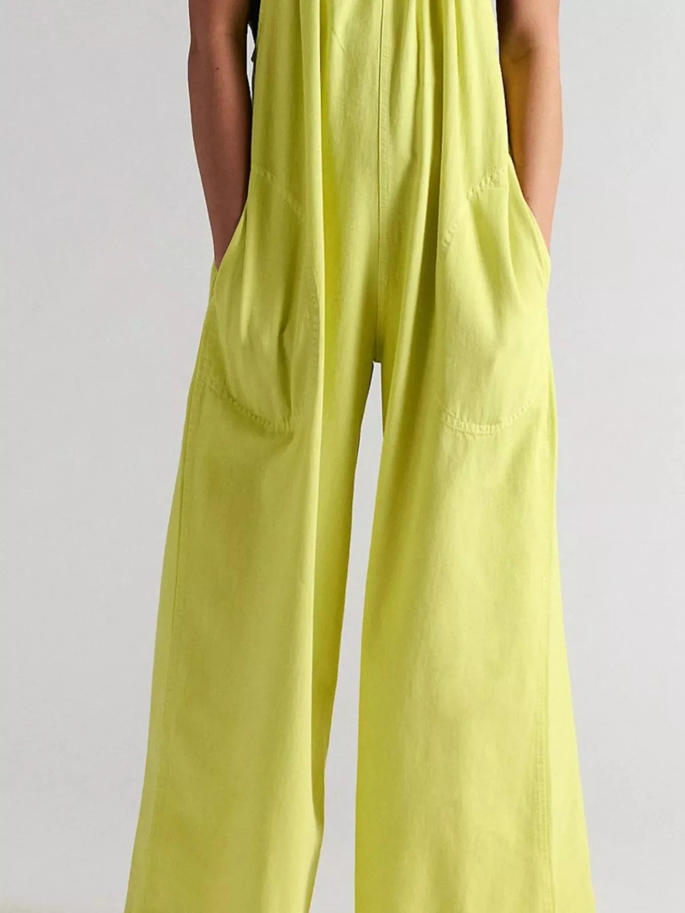 Sleeveless Wide-Leg Jumpsuit