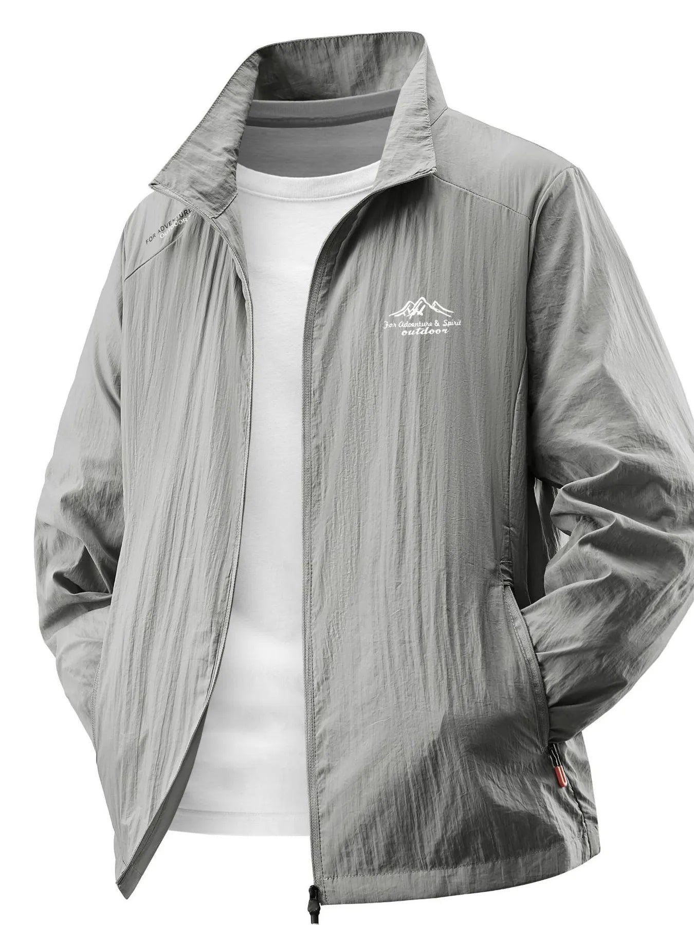 Men's Plus Size Lightweight Outdoor Windproof Jacket