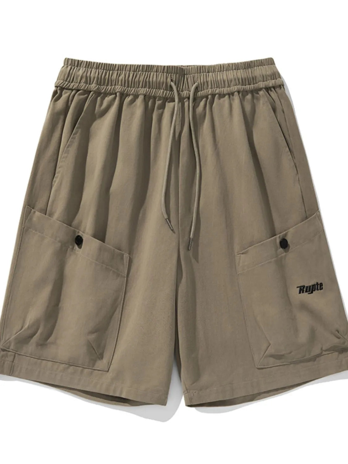 Men's Plus Size Drawstring Shorts with Pockets