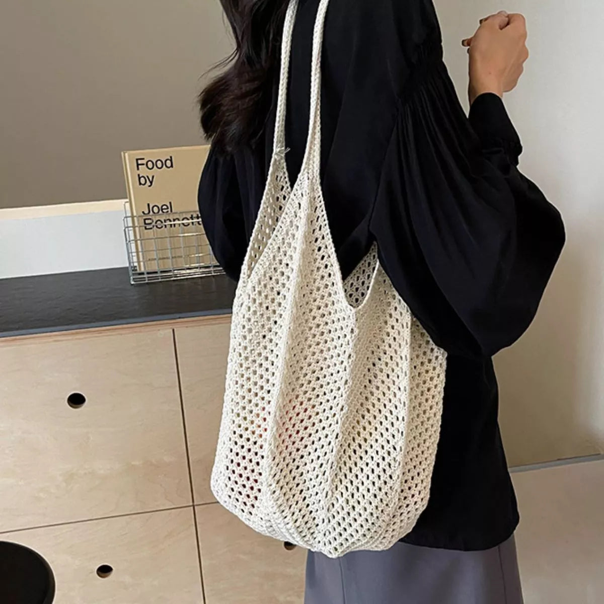 Crochet Knit Shoulder Bag